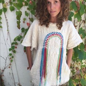 Rainbow Kimono dress